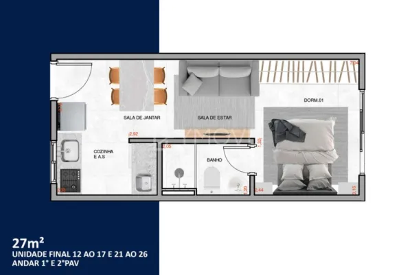 Apartamento à venda com 1 quarto no Vila Carrão, São Paulo — foto 5